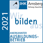 IHK Arnsberg Hellweg-Sauerland: Wir bilden aus – anerkannter Ausbildungsbetrieb 2021